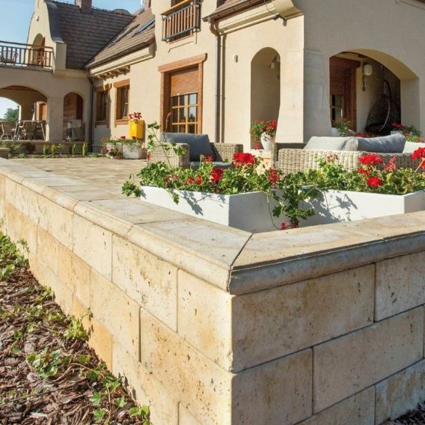 BETONSKA PLOŠČA SEMMELROCK BRADSTONE TRAVERO ZID 50/23/5 CM, PEŠČENA MEL.