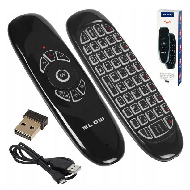 BREZŽIČNA MINI QWERTY TIPKOVNICA/DALJINEC BLOW MINI KS-3, WIFI