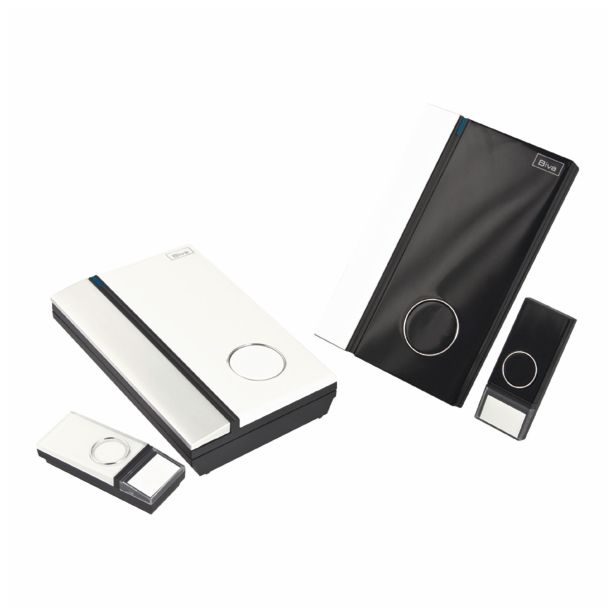 ZVONEC BIVA BREZŽIČNI 32 MELODIJ 1 ENOTA + 1 TIPKA ČRN