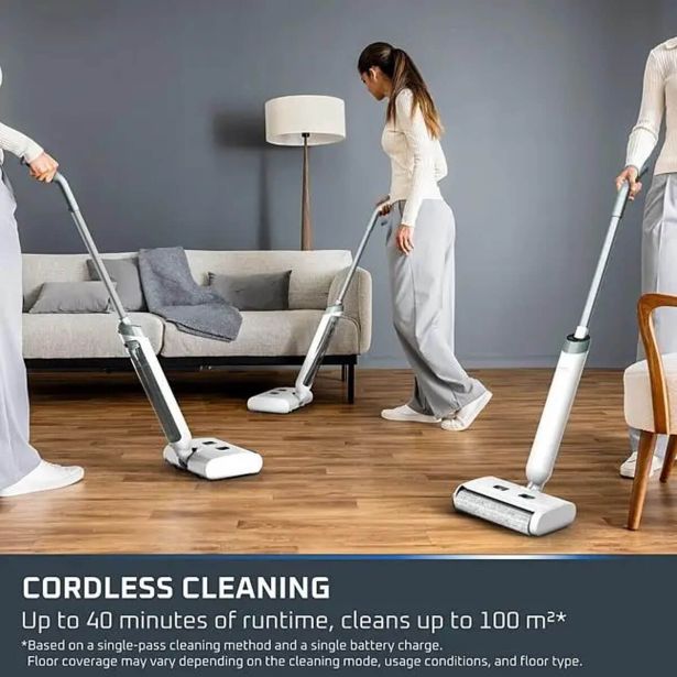 BREZŽIČNI ČISTILEC TAL X-WASH Z VRTLJIVIM VALJEM GZ1032E0