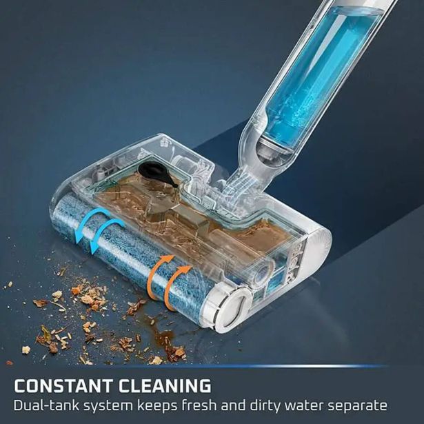 BREZŽIČNI ČISTILEC TAL X-WASH Z VRTLJIVIM VALJEM GZ1032E0