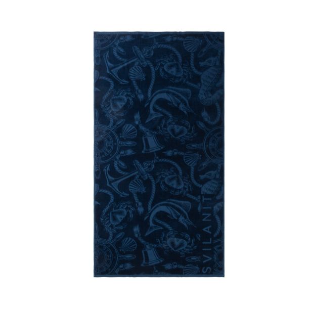 BRISAČA SVILANIT PLAŽNA NAUTILUS 80X160 MODRA