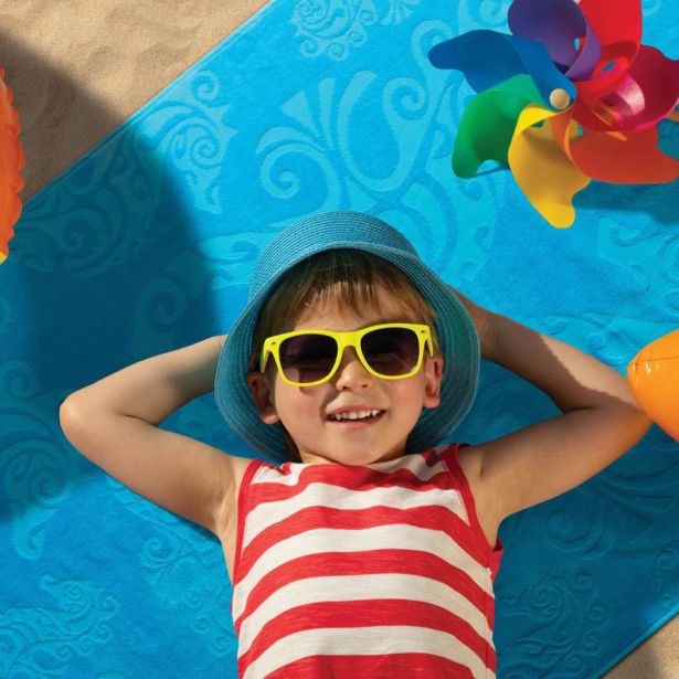 BRISAČA SVILANIT PLAŽNA SEAHORSE,80X160 MODRA