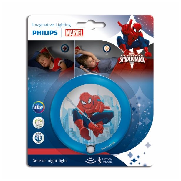 BRLIVKA PHILIPS DIS SPIDERMAN 1X0.06W LED 71765/40/16 MODRA