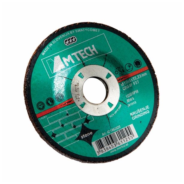 BRUSNA PLOŠČA ZA KAMEN MTECH 115X6X22 MM C24S-BF