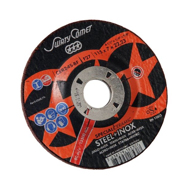 BRUSNA PLOŠČA ZA RF SWATYCOMET-S 115X7X22.23 MM KERAMIKA F27-DV CER24S-BF