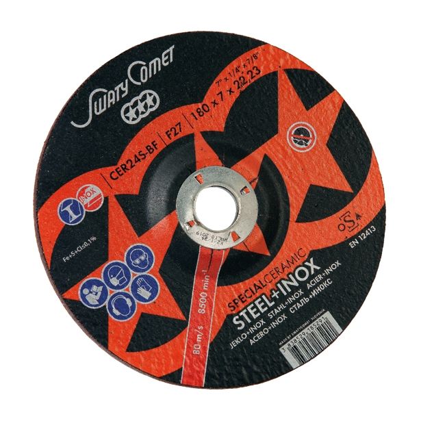 BRUSNA PLOŠČA ZA RF SWATYCOMET-S 180X7X22.23 MM KERAMIKA F27-DV CER24S-BF