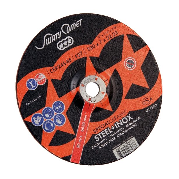 BRUSNA PLOŠČA ZA RF SWATYCOMET-S 230X7X22.23 MM KERAMIKA F27-DV CER24S-BF