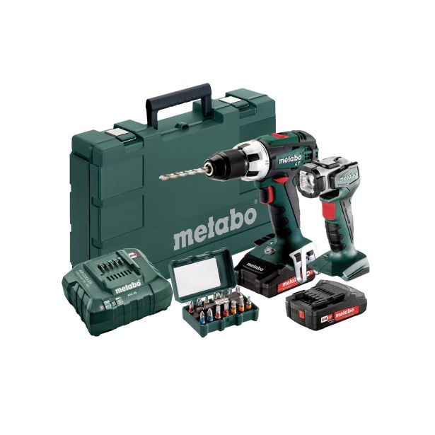 BATERIJSKI VRTALNIK / VIJAČNIK METABO BS 18 LT SET