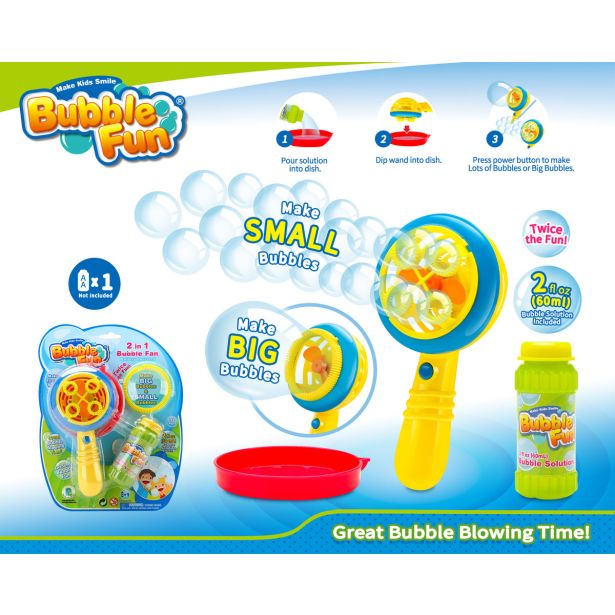 BUBBLE FUN MILNI MEHURČKI BLISTER