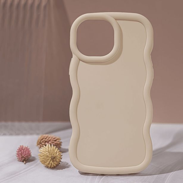 BUBBLE SILIKONSKI OVITEK ZA IPHONE 16 PRO - BEŽ