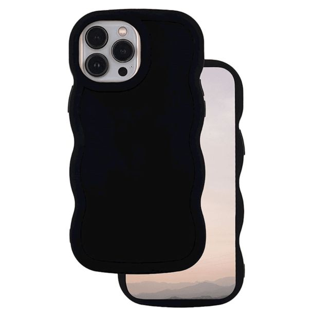 BUBBLE SILIKONSKI OVITEK ZA IPHONE 16 PRO MAX - ČRN