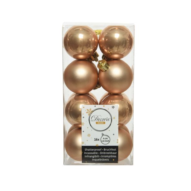 BUNKA IZ UMETNE MASE DECORIS BARVA KARAMELE16/1 FI 4 CM