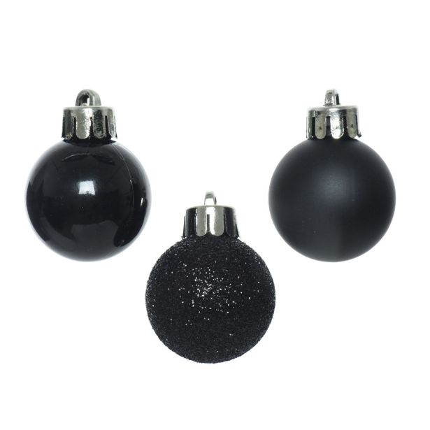 BUNKA IZ UMETNE MASE DECORIS ČRNA V TUBI 14/1 FI 3 CM