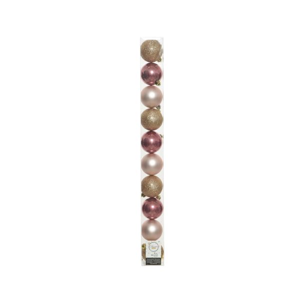 BUNKA IZ UMETNE MASE DECORIS ROZA MIX V TUBI 10/1 FI 6 CM