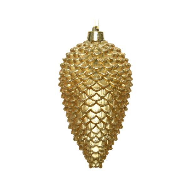 BUNKA IZ UMETNE MASE DECORIS STORŽ, 12 CM, ZLAT 4/1