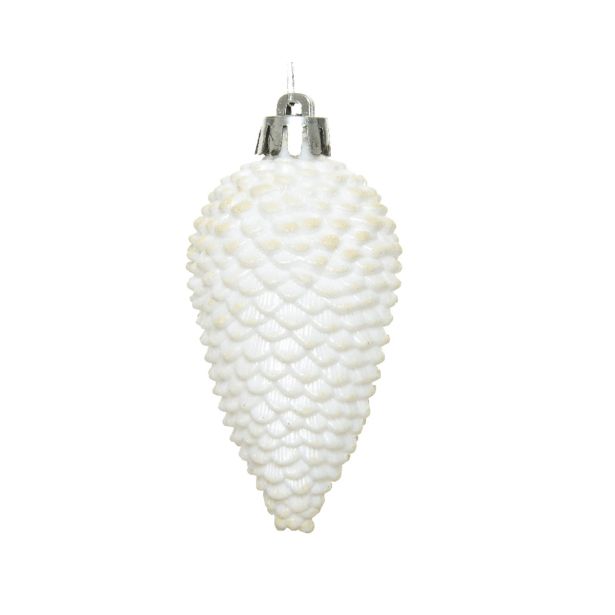 BUNKA IZ UMETNE MASE DECORIS STORŽ, 8 CM, BEL 6/1