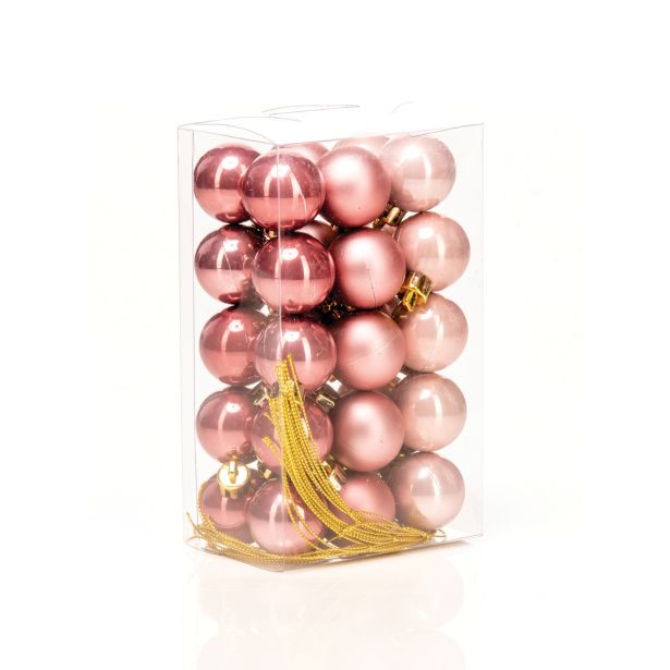 BUNKA IZ UMETNE MASE GLOSSTYLE 30 MM ROZA 30/1