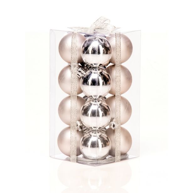 BUNKA IZ UMETNE MASE GLOSSTYLE 40 MM SREBRNE 44212