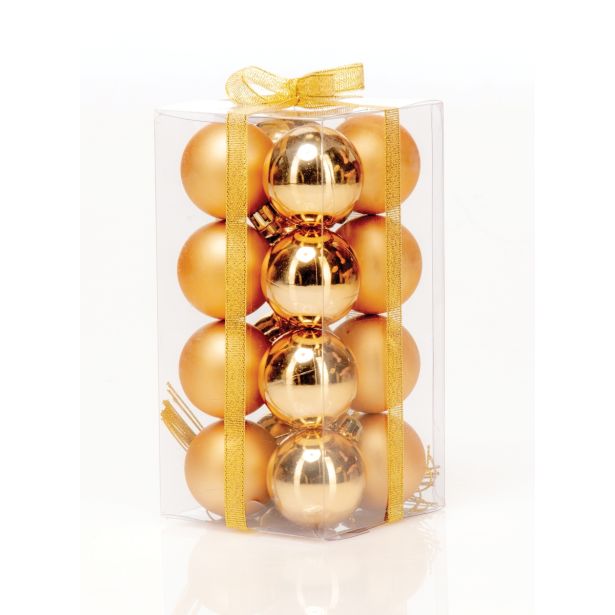 BUNKA IZ UMETNE MASE GLOSSTYLE 40 MM ZLATE 16/1