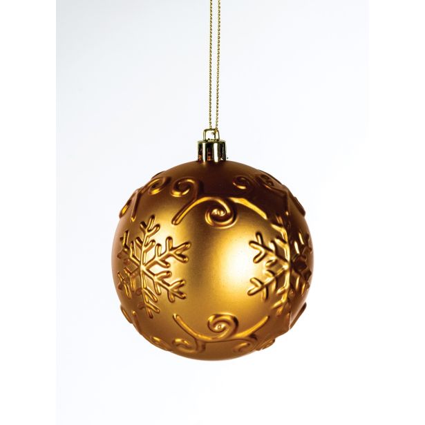 BUNKA IZ UMETNE MASE GLOSSTYLE DEKOR 8 CM ZLATA SORTIRANO