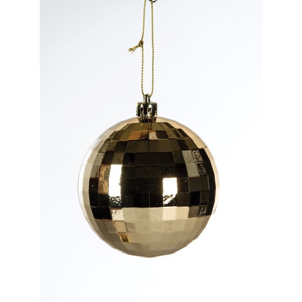 BUNKA IZ UMETNE MASE GLOSSTYLE DEKOR 8 CM ZLATA SORTIRANO