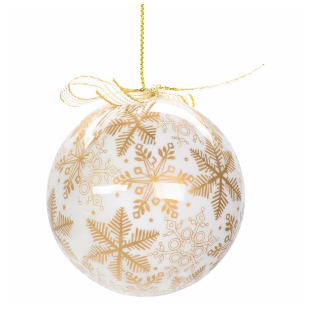 PVC BUNKA GLOSSTYLE BUNKE V ŠKATLI 14 KOS 75 MM 7 POSUTIH ZLATE/BELE