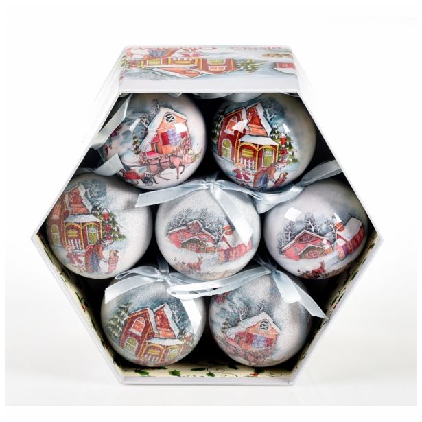 PVC BUNKA GLOSSTYLE BUNKE V ŠKATLI 14 KOSOV 5 CM 7 POSUTIH, 7 GLADKIH