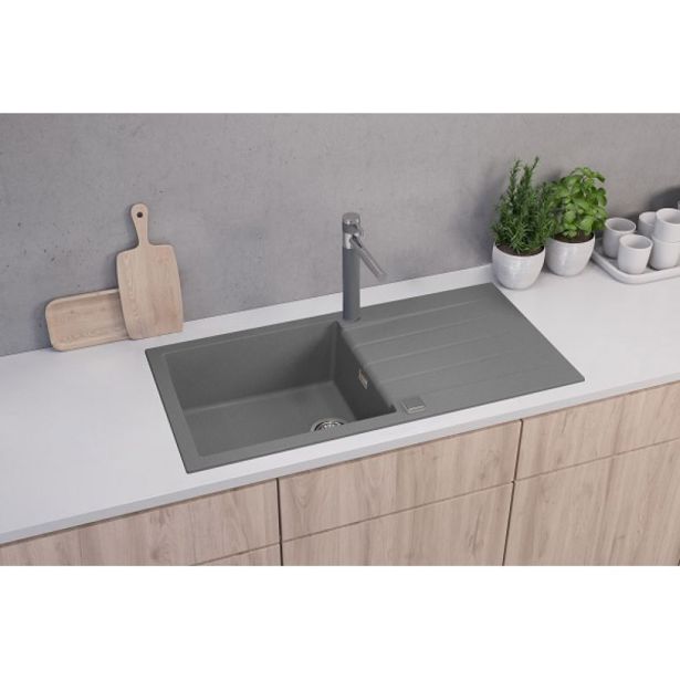 GRANITAL POMIVALNO KORITO ALVEUS CADIT 50, G81 CONCRETE 1000X500 MM