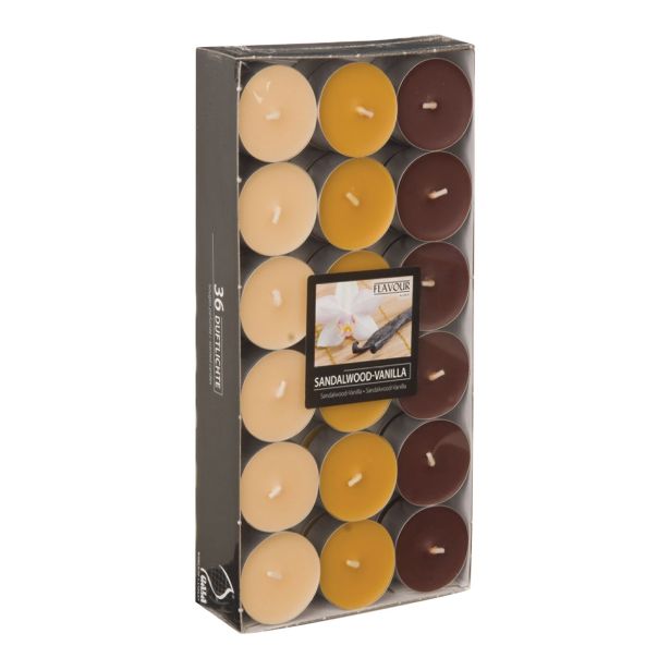 SVEČA GALA-KERZEN ČAJNA 36/1 SANDAL VANILIJA