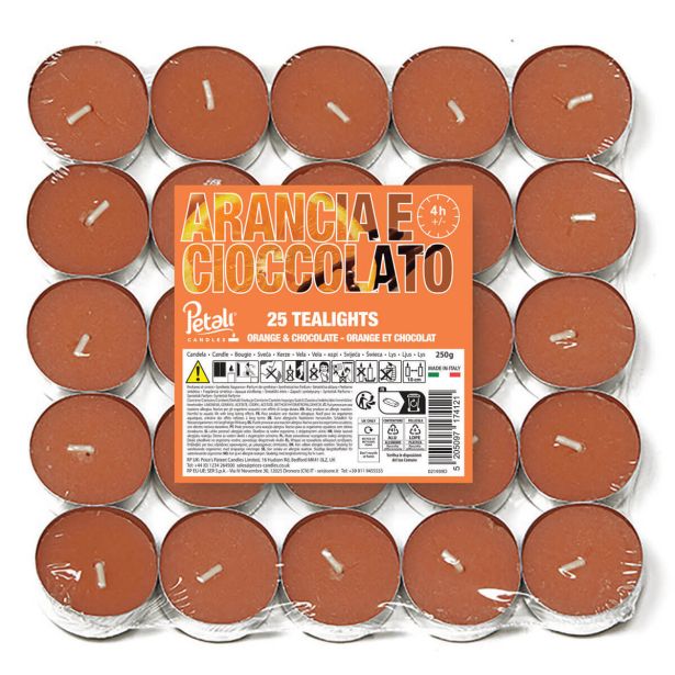 ČAJNA SVEČA ALADINO 25/1 ORANGE AND CHOCOLATE