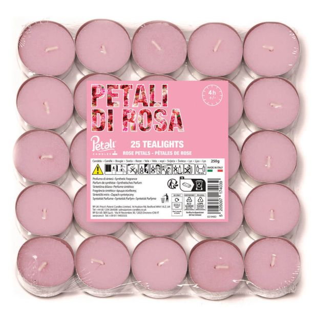 ČAJNA SVEČA ALADINO 25/1 ROSE