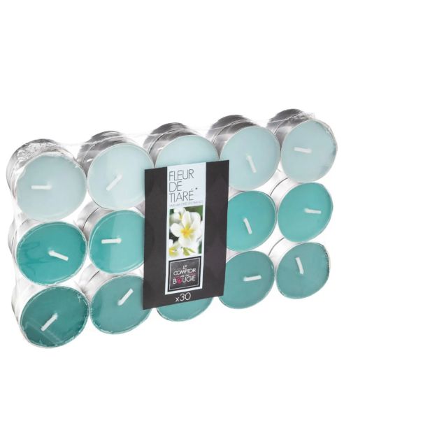 ČAJNA SVEČA ATMOSPHERE NINA TIA, 30/1, SV. MODRA