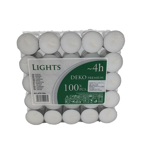 SVEČA MULLER ČAJNE 100/1 BELE