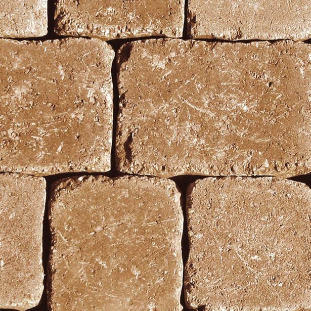 BETONSKI TLAKOVEC SEMMELROCK CASTELLO ANTICO Z IMITAC. 12.5/12.5/6 CM. ORANŽNA