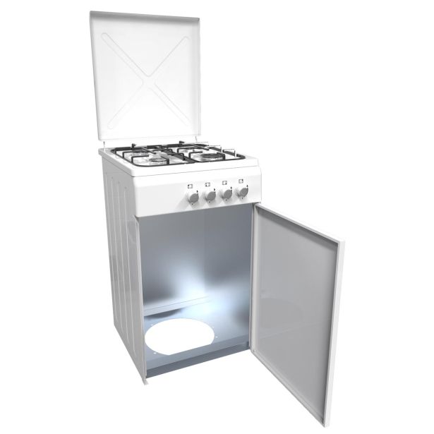 PLINSKI ŠTEDILNIK FLATELLI CB560PBB 4 PLIN ZA JEKLENKO