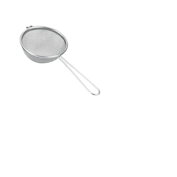 PRIPOMOČEK ZA ODCEJANJE METALTEX CEDILO Z ENIM ROČAJEM 10 CM KOVINSKO