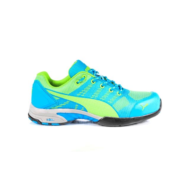 NIZKI DELOVNI ČEVLJI PUMA CELERITY KNIT BLUE ŠT. 40 LOW S1P HRO SRC