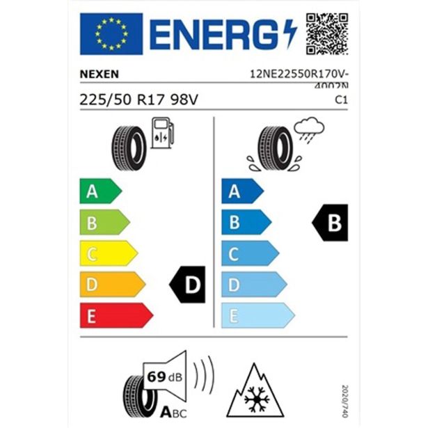 CELOLETNA GUMA NEXEN 225/50R17 98V XL N'BLUE 4 SEASON
