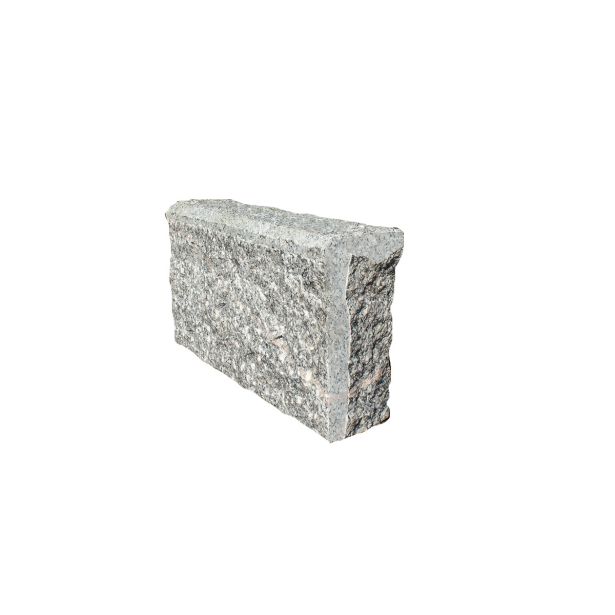 IZDELEK IZ GRANITA CESTNI ROBNIK 12X25X50CM KLESAN SVETLO SIV