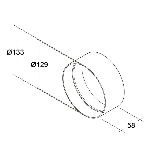 CEV ZA NAPO SICCABO SPOJKA CEVI 125 MM