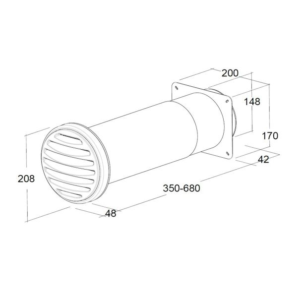 CEV ZA NAPO SICCABO TELESKOP 150MM OKROGLI