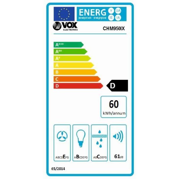 STENSKA KUHINJSKA NAPA VOX CHM950IX