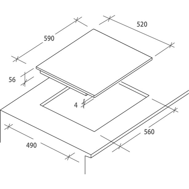 INDUKCIJSKA PLOŠČA CANDY CI 640 C