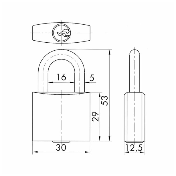 CILINDRIČNA OBEŠANKA TITAN 842/25