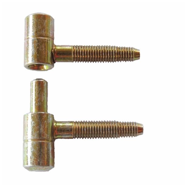 CILINDRIČNA SPONA 14 MM RUMENA M+Ž DEL 2 PARA ZAV=4 KOS