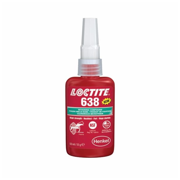CILINDRIČNO LEPLJENJE LOCTITE 638 BO50MLSK/RO/SI/BG 50 ML