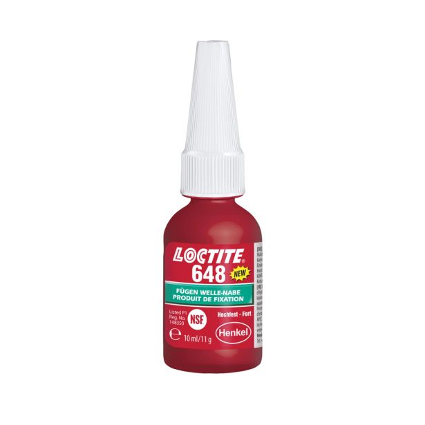 CILINDRIČNO LEPLJENJE HENKEL ACM LOCTITE 648 BO 10ML DE, FR 10 ML