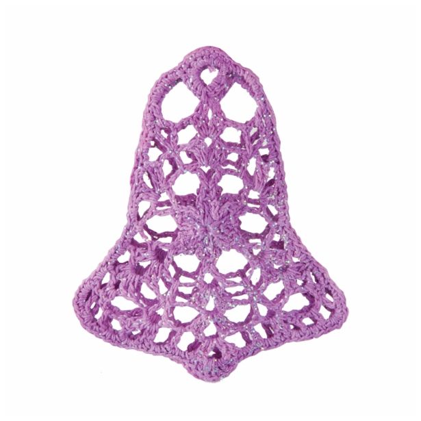 OKRASEK ZA JELKO GLOSSTYLE ČIPKA ANGEL, ZVONČEK ALI ZVEZDA SORTIRANO 10 CM