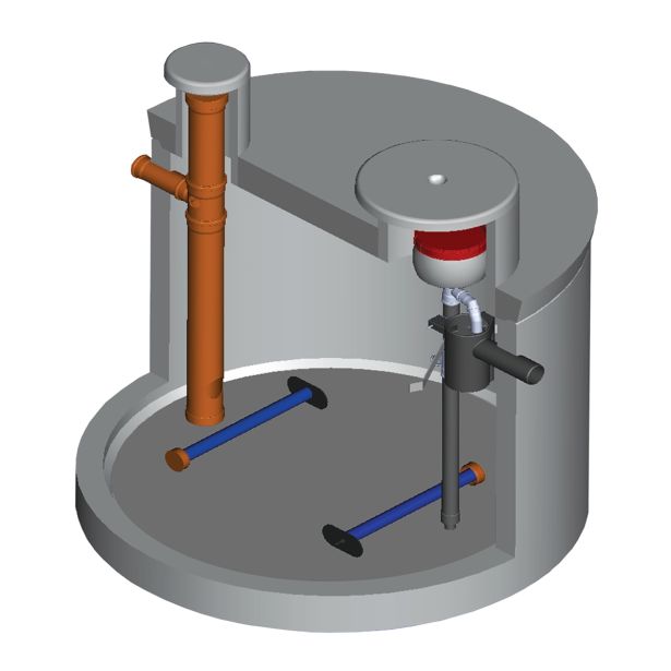 BETONSKA CEV GOREC ČISTILNA BIOLOŠKA NAPRAVA SOLIDO SMART 9-10 PE
